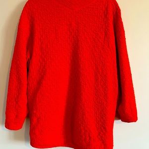 Lululemon burnt orange waffle sweater. So comfortable and beautiful